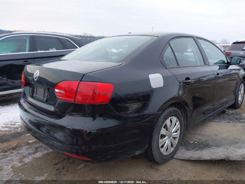 2013 Volkswagen Jetta 2.0L S VIN: 3VW2K7AJ4DM209504 Lot: 43894629