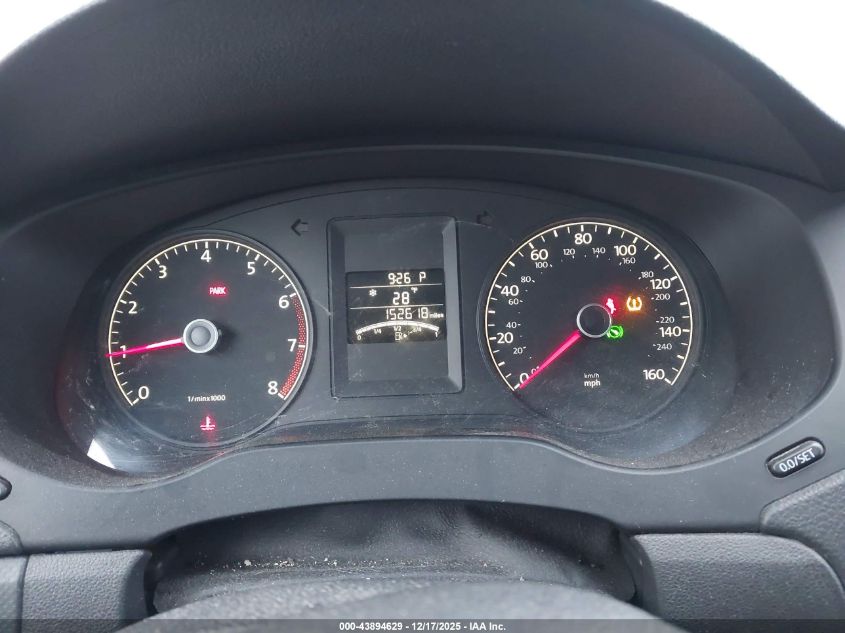 2013 Volkswagen Jetta 2.0L S VIN: 3VW2K7AJ4DM209504 Lot: 43894629