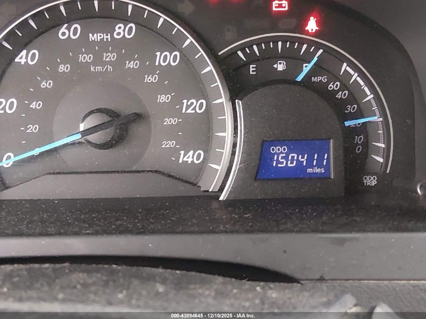 2012 Toyota Camry Le VIN: 4T4BF1FK5CR223381 Lot: 43894645