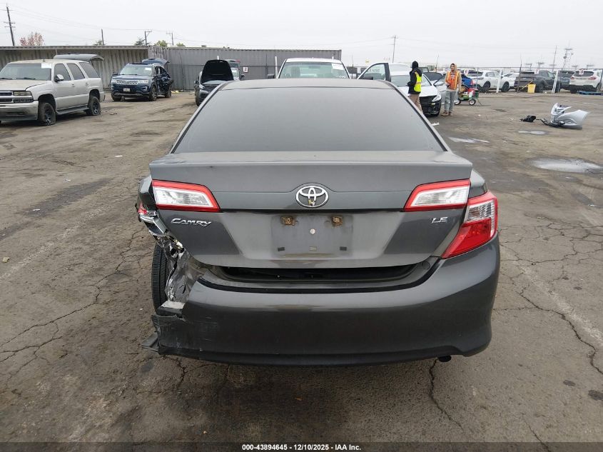 2012 Toyota Camry Le VIN: 4T4BF1FK5CR223381 Lot: 43894645