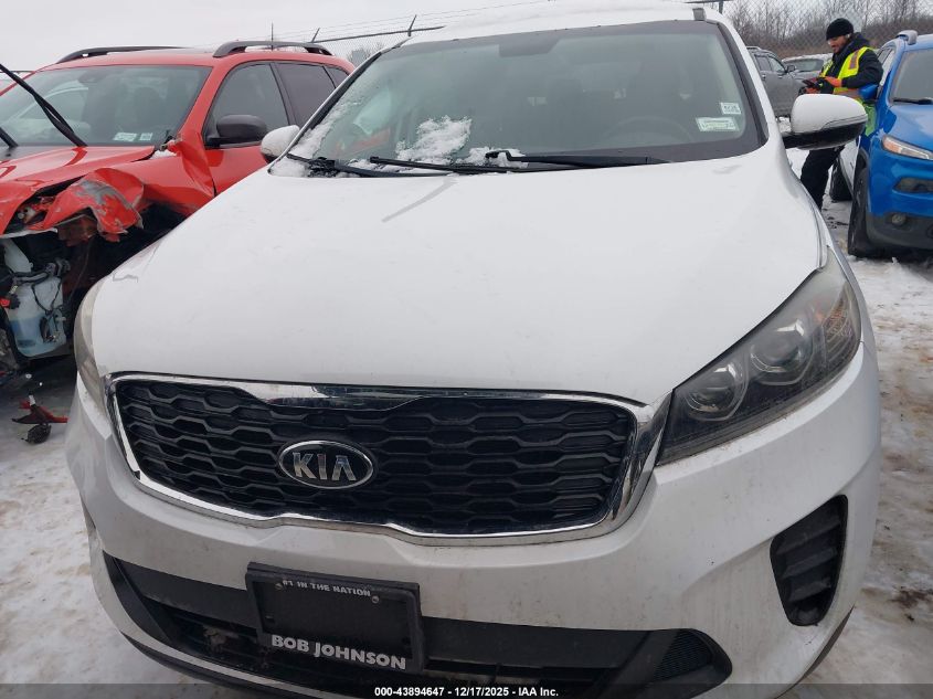 2019 Kia Sorento 3.3L Lx VIN: 5XYPGDA50KG488780 Lot: 43894647