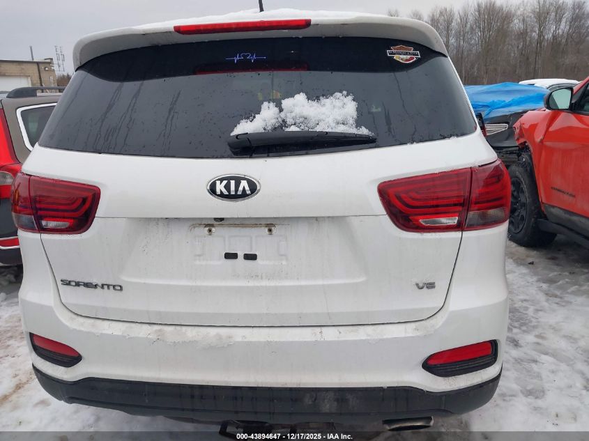 2019 Kia Sorento 3.3L Lx VIN: 5XYPGDA50KG488780 Lot: 43894647