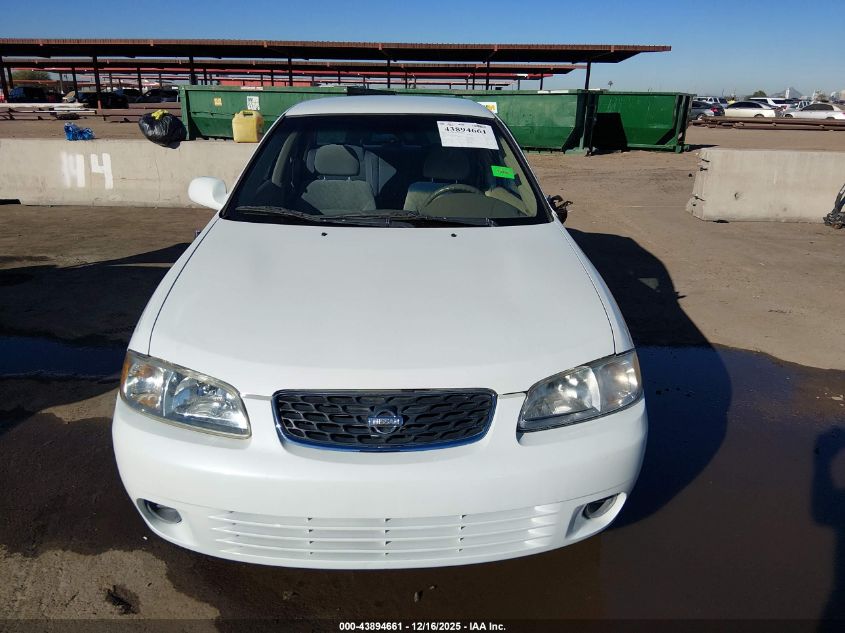 2001 Nissan Sentra Gxe VIN: 3N1CB51D01L436554 Lot: 43894661