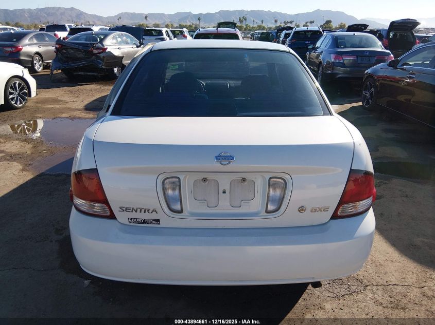2001 Nissan Sentra Gxe VIN: 3N1CB51D01L436554 Lot: 43894661
