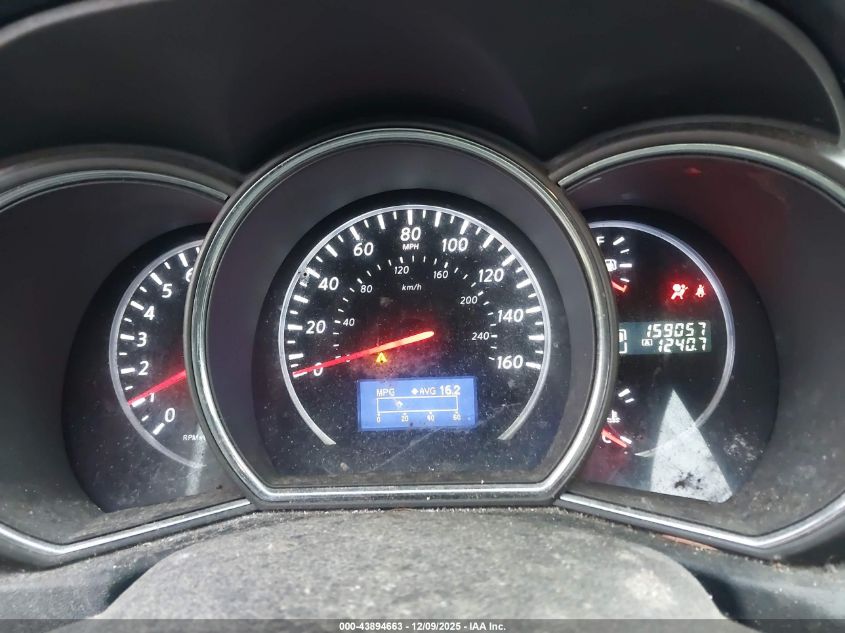 2014 Nissan Murano S VIN: JN8AZ1MW1EW508873 Lot: 43894663