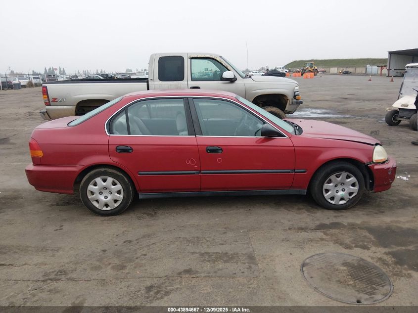 1998 Honda Civic Lx VIN: 1HGEJ6678WL043259 Lot: 43894667