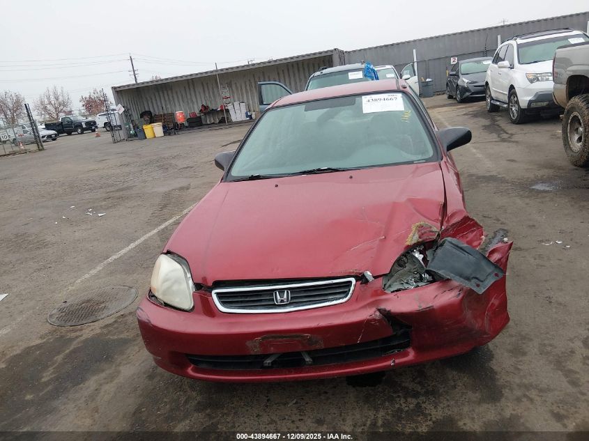 1998 Honda Civic Lx VIN: 1HGEJ6678WL043259 Lot: 43894667