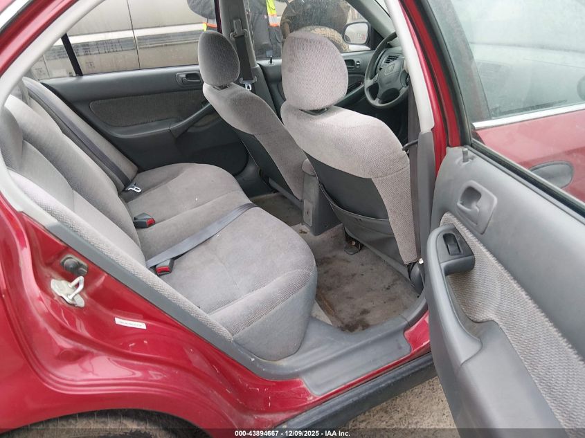 1998 Honda Civic Lx VIN: 1HGEJ6678WL043259 Lot: 43894667