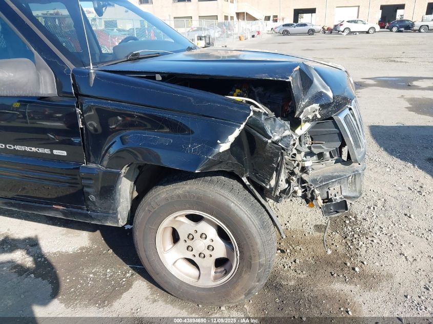 1998 Jeep Grand Cherokee Laredo VIN: 1J4GZ48S3WC350953 Lot: 43894690