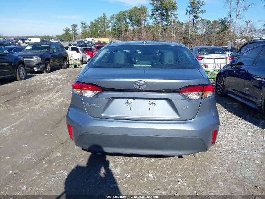 2024 Toyota Corolla Le VIN: 5YFB4MDE6RP126201 Lot: 43894692