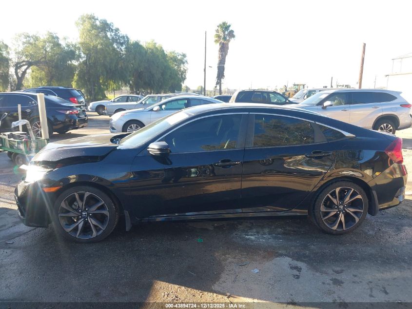 2019 Honda Civic Sport VIN: 2HGFC2F8XKH556133 Lot: 43894724