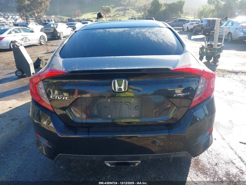 2019 Honda Civic Sport VIN: 2HGFC2F8XKH556133 Lot: 43894724