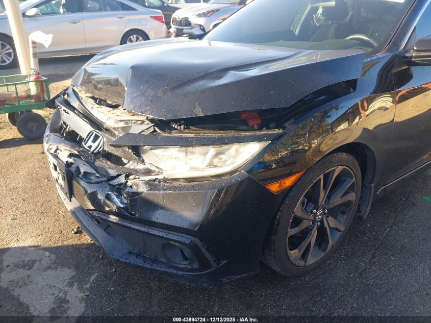 2019 Honda Civic Sport VIN: 2HGFC2F8XKH556133 Lot: 43894724