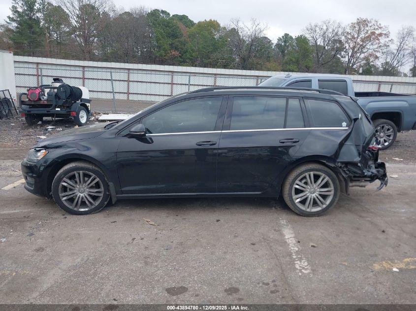 2015 Volkswagen Golf Sportwagen Tdi Se 4-Door VIN: 3VWFA7AU4FM502997 Lot: 43894780