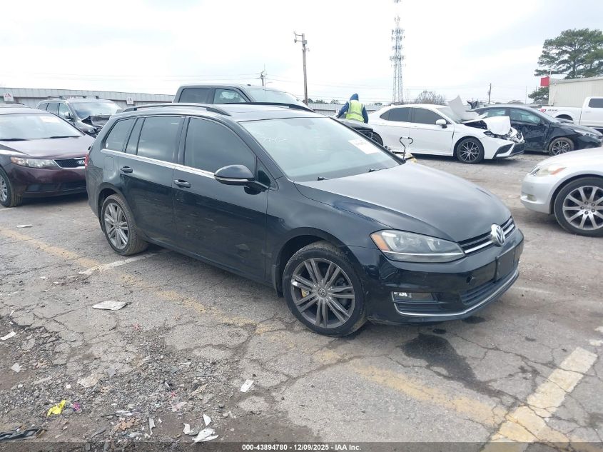 2015 Volkswagen Golf Sportwagen Tdi Se 4-Door
