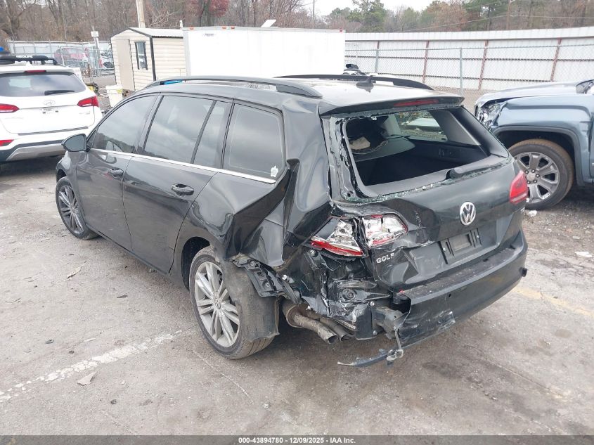 2015 Volkswagen Golf Sportwagen Tdi Se 4-Door VIN: 3VWFA7AU4FM502997 Lot: 43894780