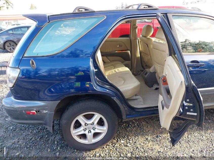 2001 Lexus Rx 300 VIN: JTJHF10U010225463 Lot: 43894803