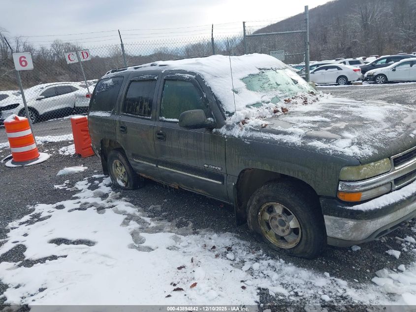 2001 Chevrolet Tahoe Ls VIN: 1GNEK13T61J279033 Lot: 43894842