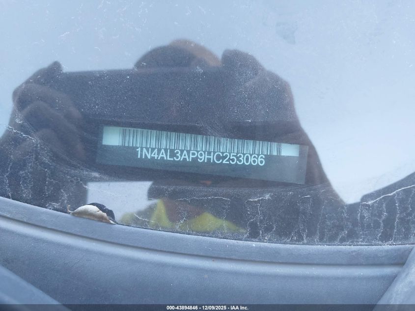 2017 Nissan Altima 2.5 Sv VIN: 1N4AL3AP9HC253066 Lot: 43894846