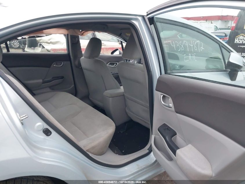 2012 Honda Civic Lx VIN: 19XFB2F5XCE311322 Lot: 43894872