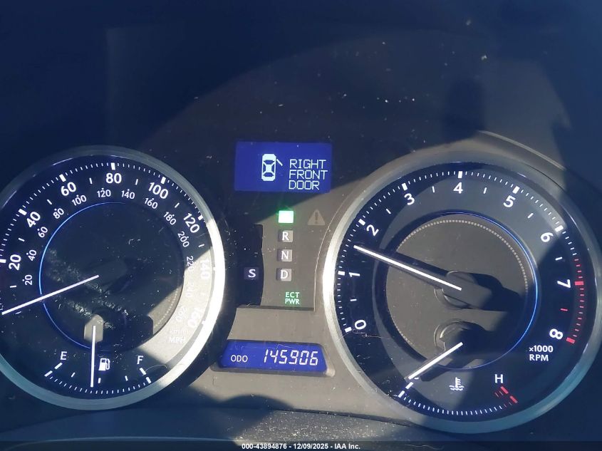 2012 Lexus Is 250 VIN: JTHBF5C22C5181321 Lot: 43894876