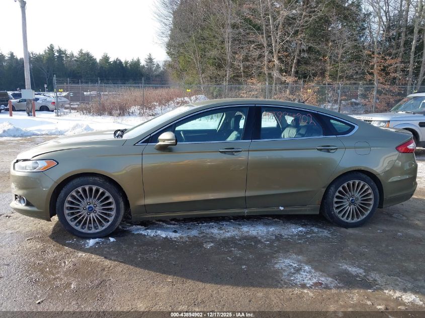 2013 Ford Fusion Titanium VIN: 3FA6P0K92DR130049 Lot: 43894902