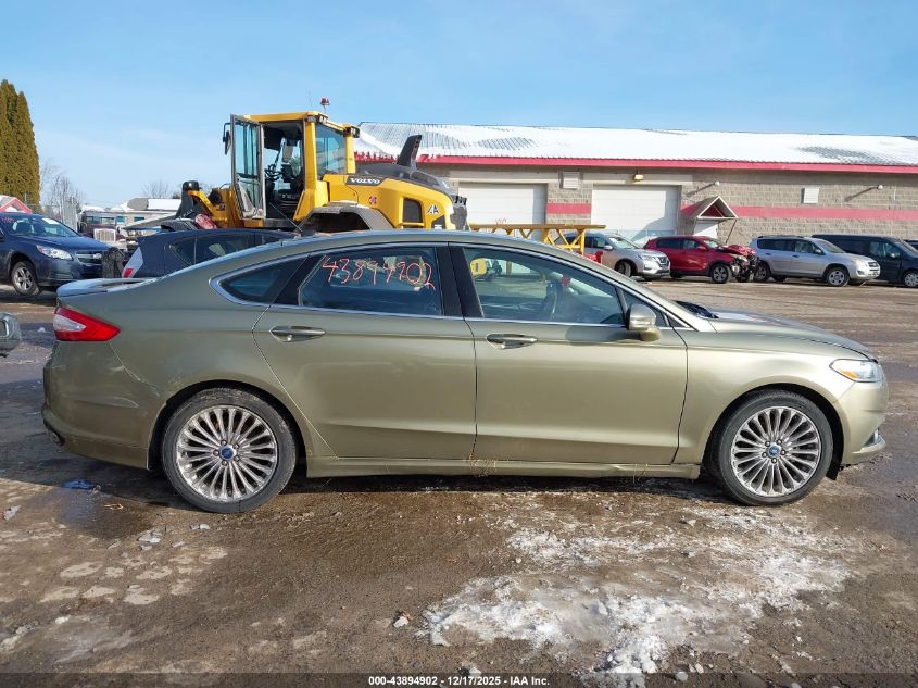 2013 Ford Fusion Titanium VIN: 3FA6P0K92DR130049 Lot: 43894902