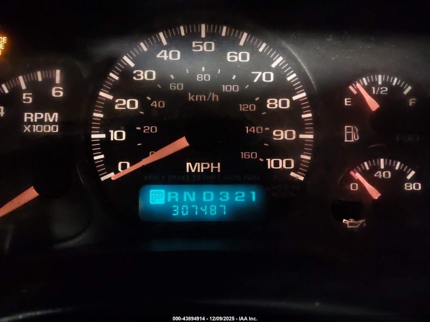 2002 Chevrolet Tahoe Lt VIN: 1GNEK13Z72J242434 Lot: 43894914