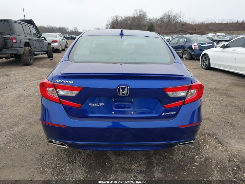2020 Honda Accord Sport VIN: 1HGCV1F33LA148147 Lot: 43894933