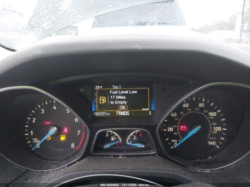 2016 Ford Focus Se VIN: 1FADP3F24GL398321 Lot: 43894943