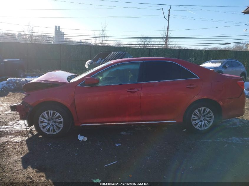 2012 Toyota Camry Le VIN: 4T4BF1FK1CR255275 Lot: 43894951