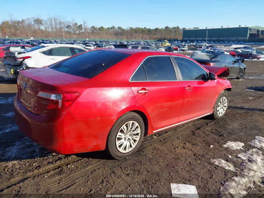 2012 Toyota Camry Le VIN: 4T4BF1FK1CR255275 Lot: 43894951