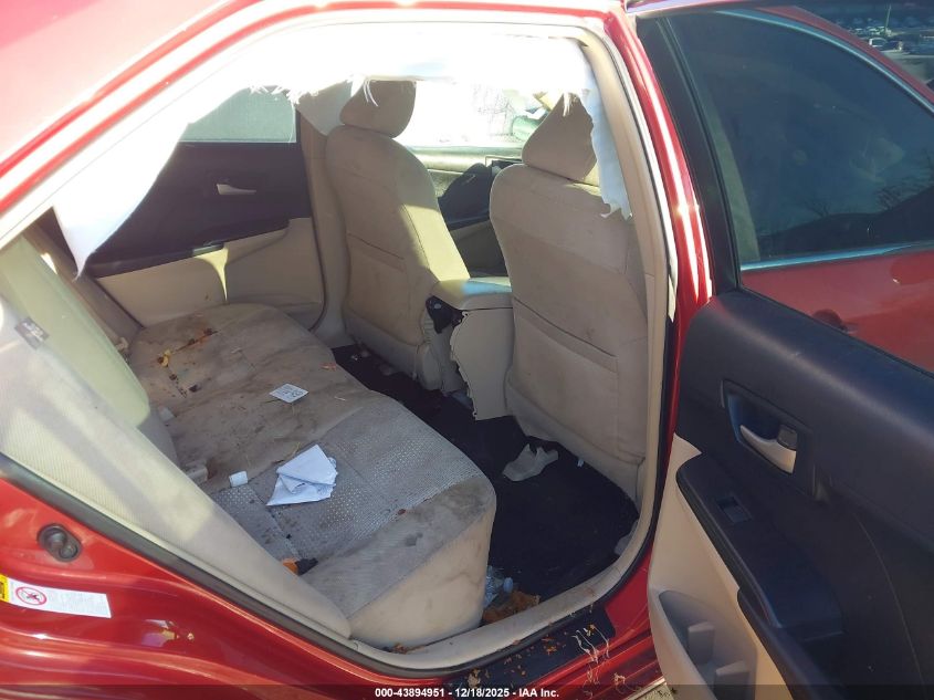 2012 Toyota Camry Le VIN: 4T4BF1FK1CR255275 Lot: 43894951