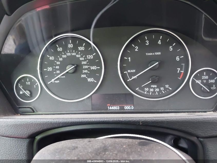 2014 BMW 328I VIN: WBA3A5G52ENP33537 Lot: 43894953