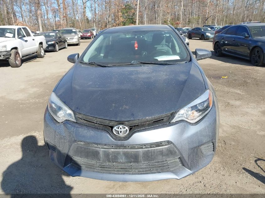 2015 Toyota Corolla L VIN: 2T1BURHE8FC299933 Lot: 43894961