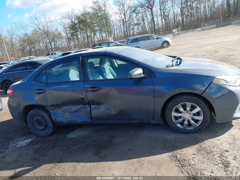 2015 Toyota Corolla L VIN: 2T1BURHE8FC299933 Lot: 43894961