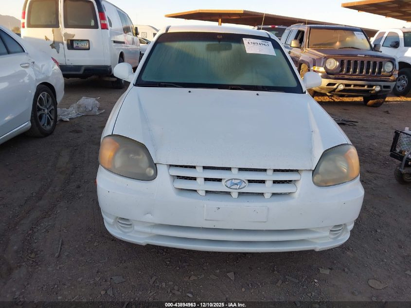 2005 Hyundai Accent Gls VIN: KMHCG45C25U652794 Lot: 43894963