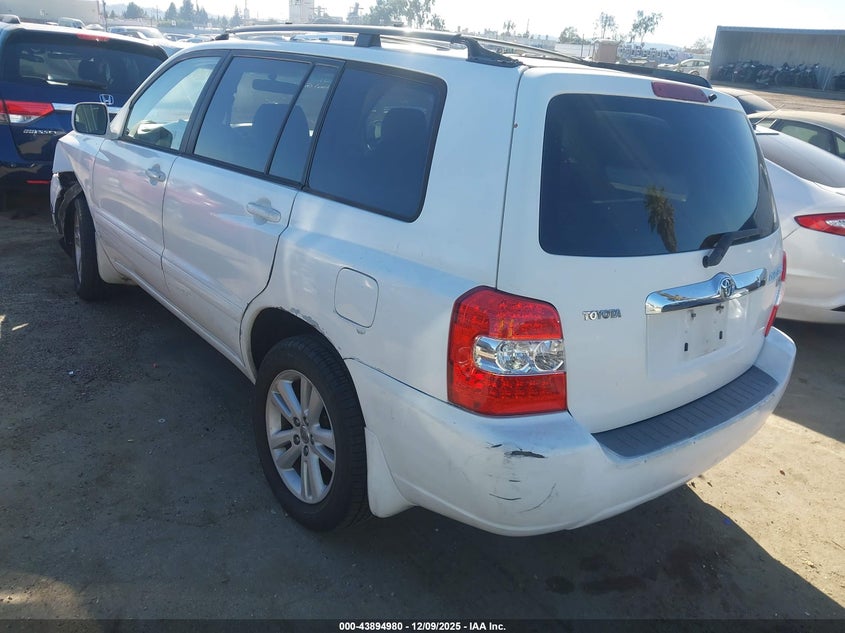 JTEDW21A160007076 2006 TOYOTA HIGHLANDER photo no. 3