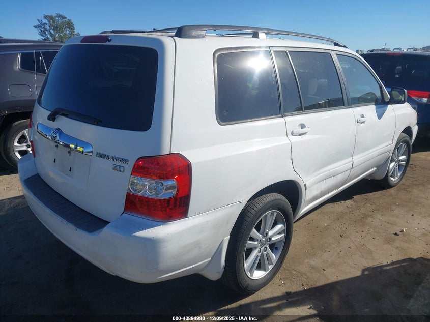 JTEDW21A160007076 2006 TOYOTA HIGHLANDER photo no. 4