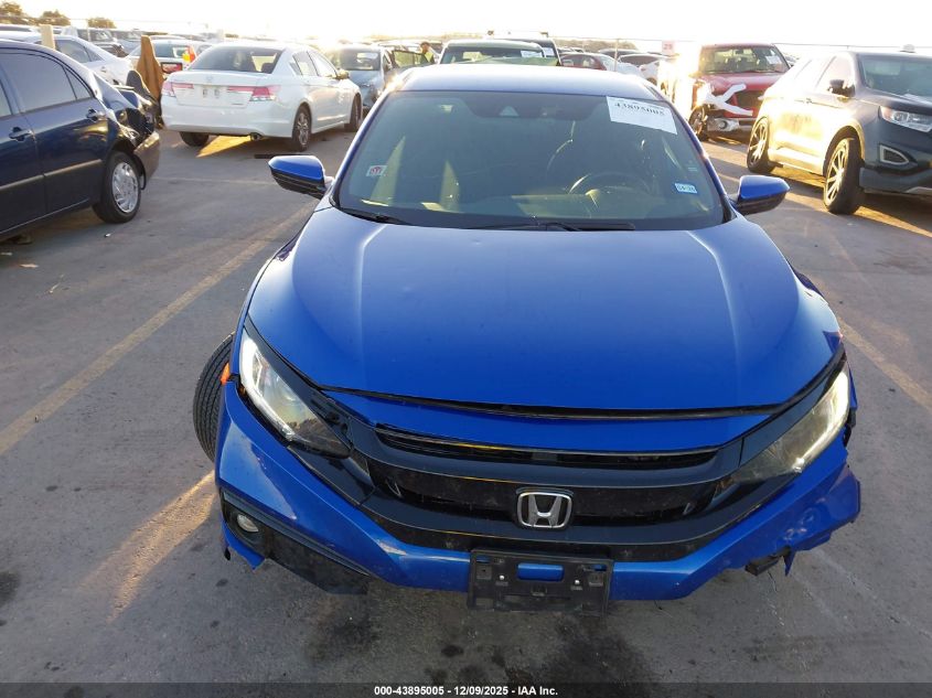 2020 Honda Civic Sport VIN: 19XFC2F89LE209436 Lot: 43895005