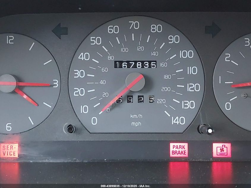 1995 Volvo 960 VIN: YV1KW9619S1023263 Lot: 43895035