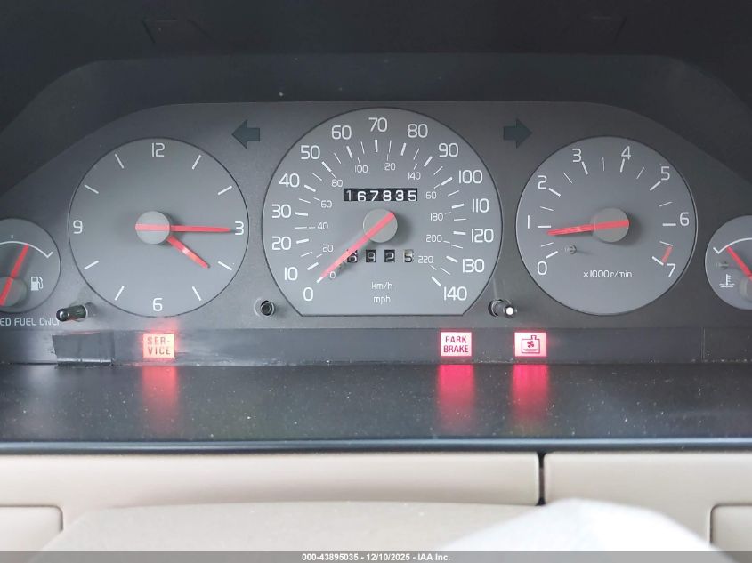 1995 Volvo 960 VIN: YV1KW9619S1023263 Lot: 43895035