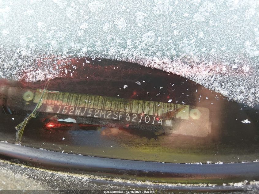 1995 Pontiac Grand Prix Se VIN: 1G2WJ52M2SF321014 Lot: 43895036