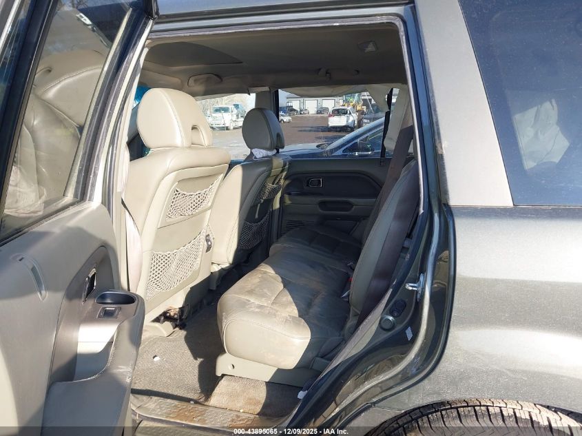 2006 Honda Pilot Ex-L VIN: 2HKYF18526H512202 Lot: 43895065