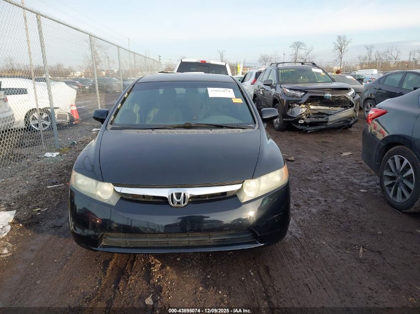 2008 Honda Civic Lx VIN: 1HGFA16508L051705 Lot: 43895074