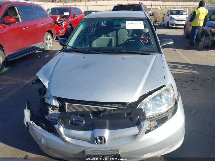 2005 Honda Civic Vp VIN: 1HGES16395L020519 Lot: 43895121