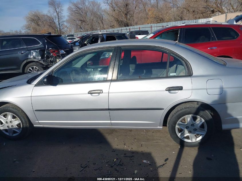 2005 Honda Civic Vp VIN: 1HGES16395L020519 Lot: 43895121