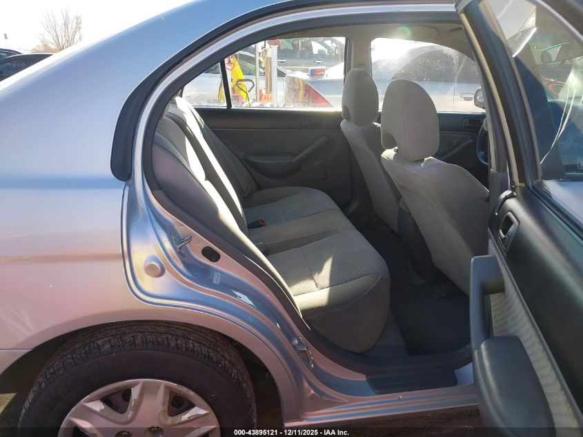 2005 Honda Civic Vp VIN: 1HGES16395L020519 Lot: 43895121