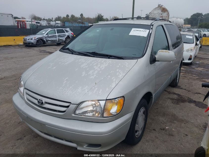 2003 Toyota Sienna Le VIN: 4T3ZF13C03U550106 Lot: 43895122