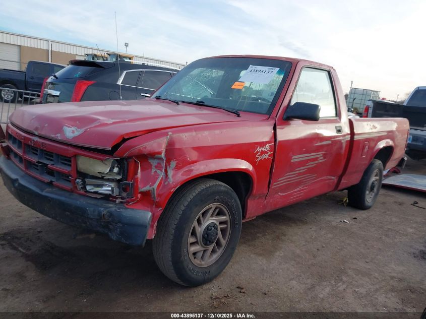 1993 Dodge Dakota VIN: 1B7FL26X0PS219119 Lot: 43895137